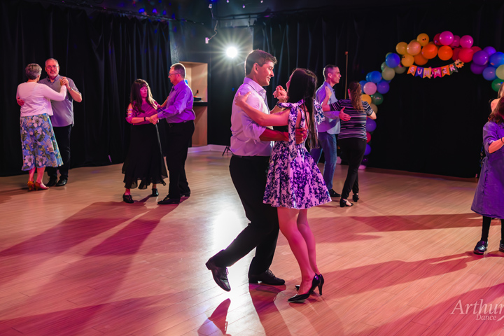 Certified Dance Instructors Teaching Couple