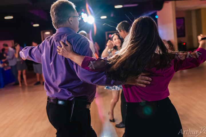 Group dance class practice at Arthur Murray Tampa North