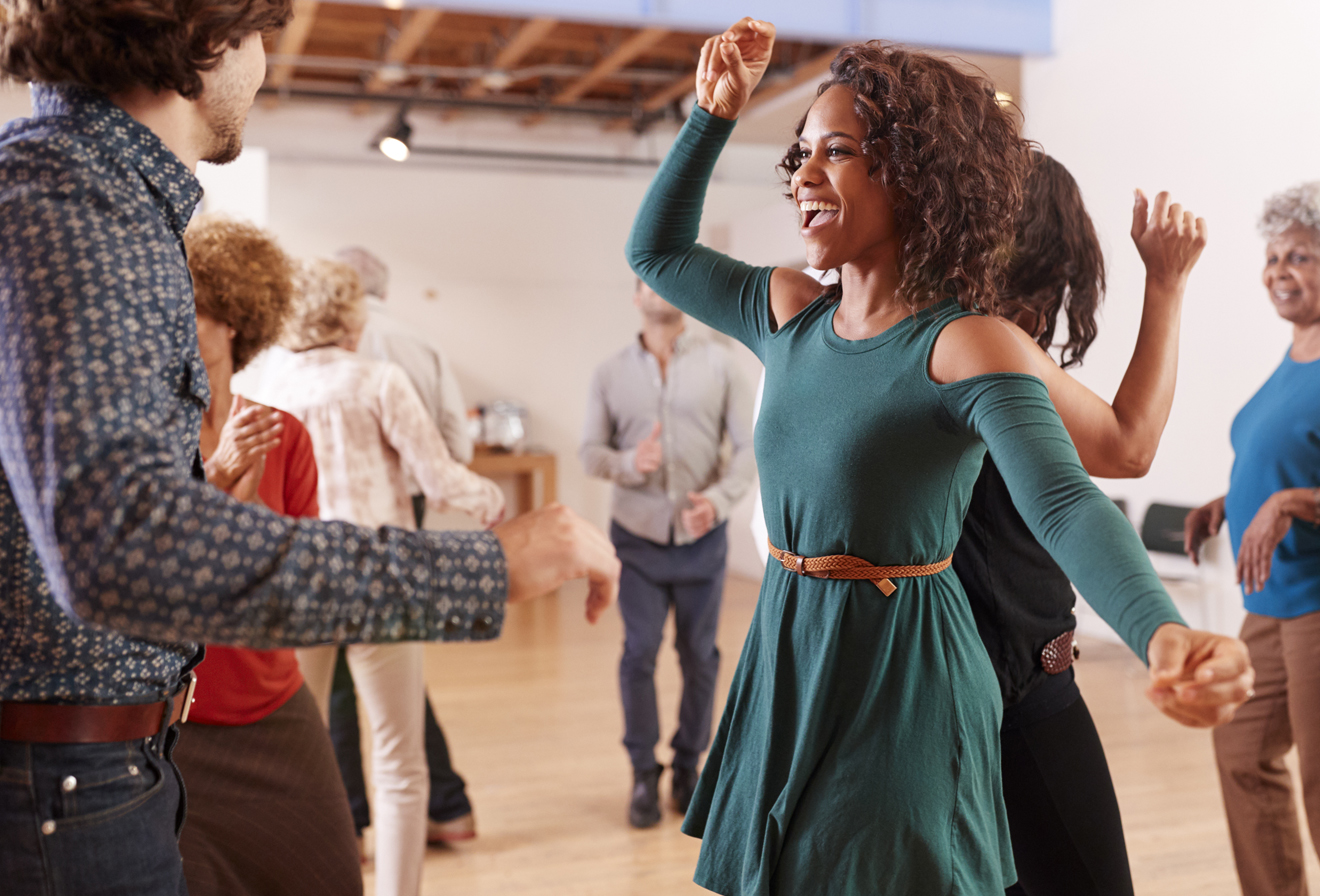 Singles taking dance lessons at Arthur Murray Tampa North